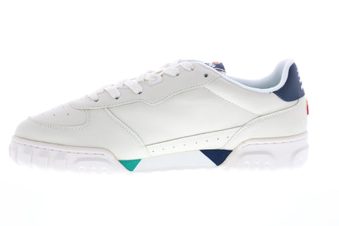 Ellesse Tanker LO 6-13669 Mens White Leather Low Top Lifestyle Sneakers Shoes