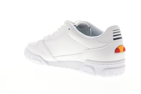 Ellesse Tanker LO 6-13670 Mens White Leather Lace Up Low Top Sneakers Shoes