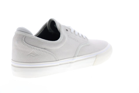 Emerica Wino G6 Mens White Suede Low Top Lace Up Skate Sneakers Shoes