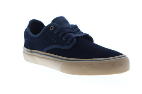 Emerica Wino G6 6101000104460 Mens Blue Suede Athletic Skate Shoes