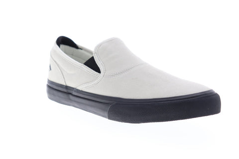 Emerica Wino G6 Slip On 6101000111110 Mens White Athletic Skate Shoes