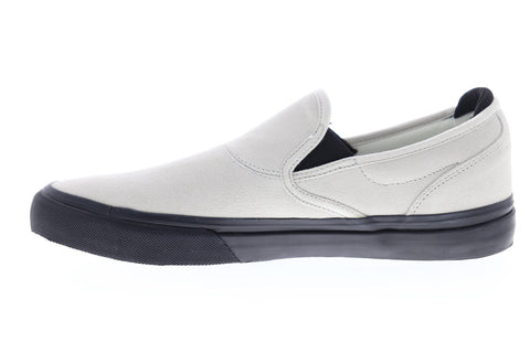 Emerica Wino G6 Slip On 6101000111110 Mens White Athletic Skate Shoes