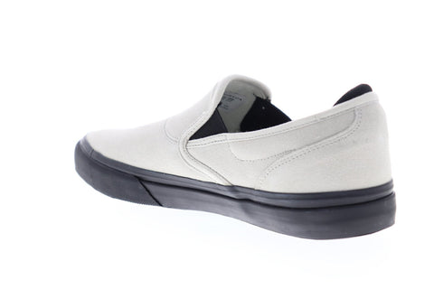 Emerica Wino G6 Slip On 6101000111110 Mens White Athletic Skate Shoes