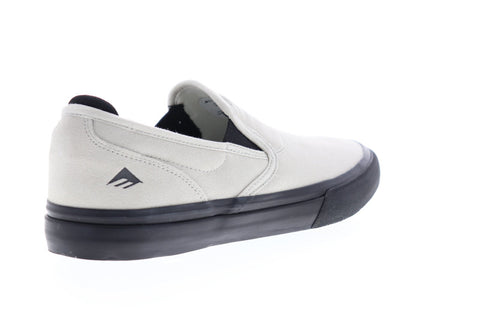 Emerica Wino G6 Slip On 6101000111110 Mens White Athletic Skate Shoes