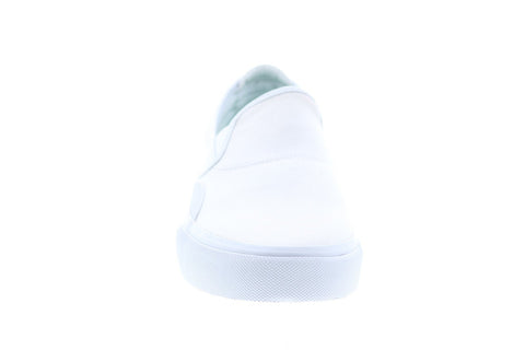 Emerica Wino G6 Slip-On Mens White Canvas Skate Inspired Sneakers Shoes