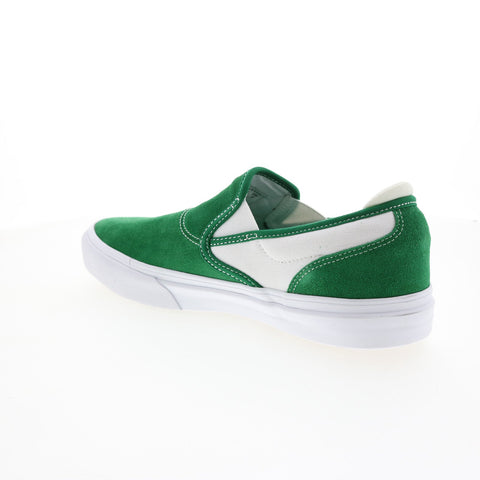 Emerica Wino G6 Slip-On 6101000111313 Mens Green Suede Skate Sneakers Shoes