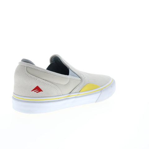 Emerica Wino G6 6101000111360 Mens Gray Suede Skate Inspired Sneakers Shoes