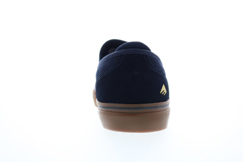 Emerica Wino G6 Slip On 6101000111460 Mens Blue Suede Slip On Athletic Skate Shoes
