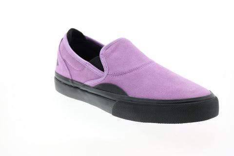 Emerica Wino G6 Slip-On Mens Purple Suede Skate Inspired Sneakers Shoes