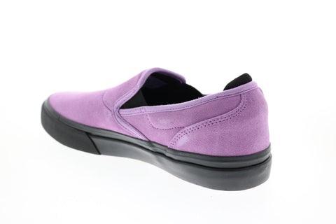 Emerica Wino G6 Slip-On Mens Purple Suede Skate Inspired Sneakers Shoes