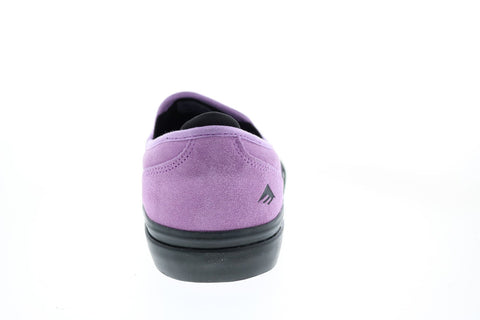 Emerica Wino G6 Slip-On Mens Purple Suede Skate Inspired Sneakers Shoes