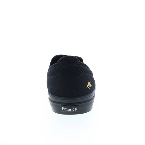 Emerica Wino G6 Slip-On 6101000111995 Mens Black Canvas Skate Sneakers Shoes