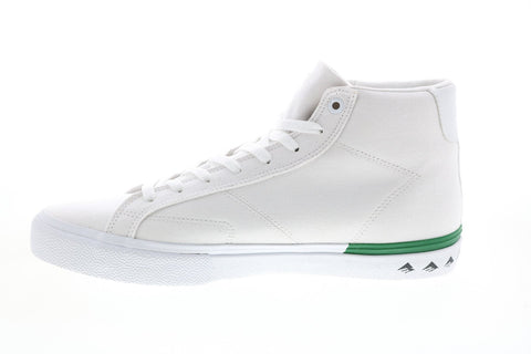 Emerica Omen Hi 6101000117167 Mens White Skate Inspired Sneakers Shoes