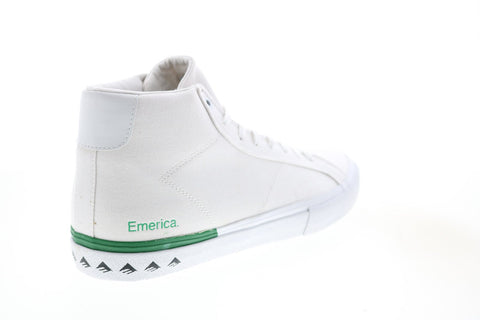Emerica Omen Hi 6101000117167 Mens White Skate Inspired Sneakers Shoes