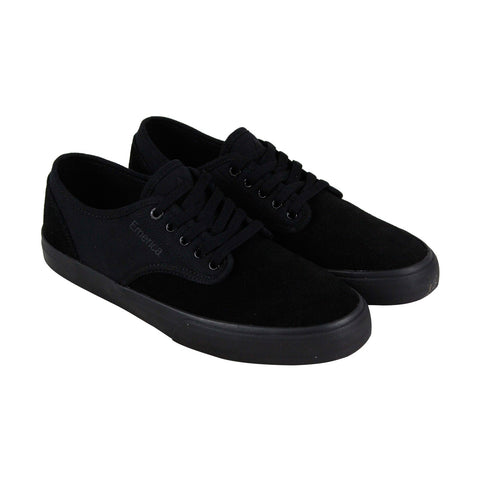 Supra Skytop Mens Black Suede Athletic Lace Up Skate Shoes