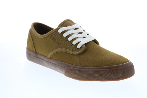 Emerica Wino Standard Mens Brown Suede Skate Inspired Sneakers Shoes