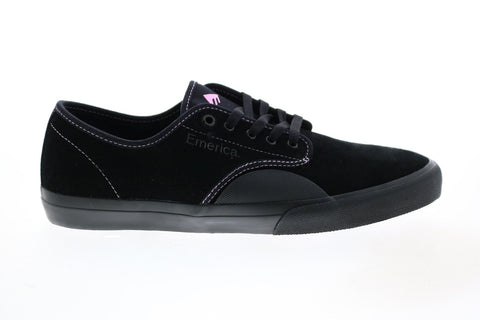 Emerica Wino Stardard Mens Black Nubuck Skate Inspired Sneakers Shoes