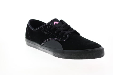 Emerica Wino Stardard Mens Black Nubuck Skate Inspired Sneakers Shoes