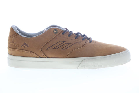 Emerica The Low Vulc 6101000131200 Mens Brown Skate Inspired Sneakers Shoes