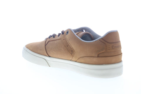 Emerica The Low Vulc 6101000131200 Mens Brown Skate Inspired Sneakers Shoes