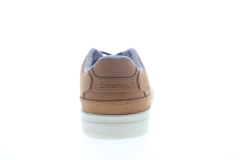 Emerica The Low Vulc 6101000131200 Mens Brown Skate Inspired Sneakers Shoes