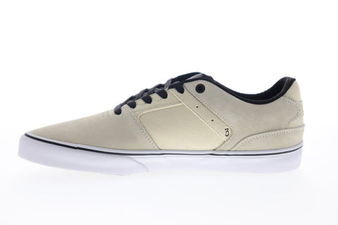 Emerica The Low Vulc Slam Victor 6101000131282 Mens Beige Suede Athletic Skate Shoes
