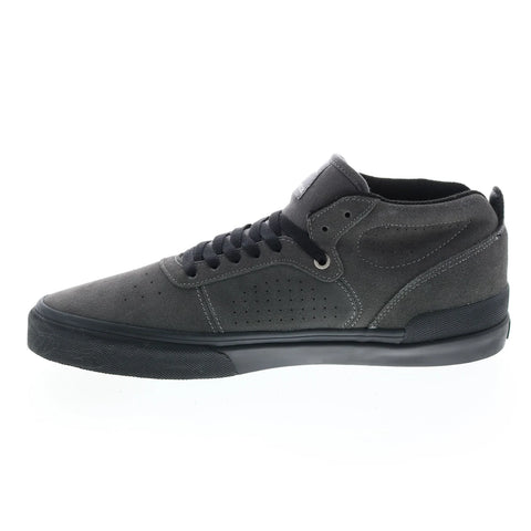 Emerica Pillar 6101000132030 Mens Gray Suede Skate Inspired Sneakers Shoes