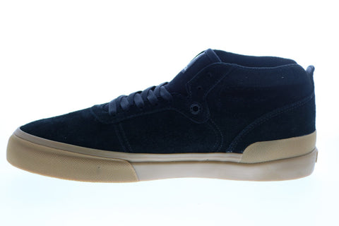 Emerica Pillar 6101000132374 Mens Black Suede Skate Inspired Sneakers Shoes