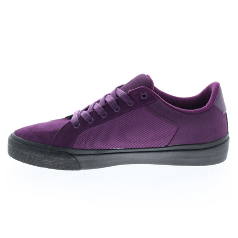 Emerica Temple 6101000140500 Mens Purple Suede Lace Up Skate Sneakers Shoes