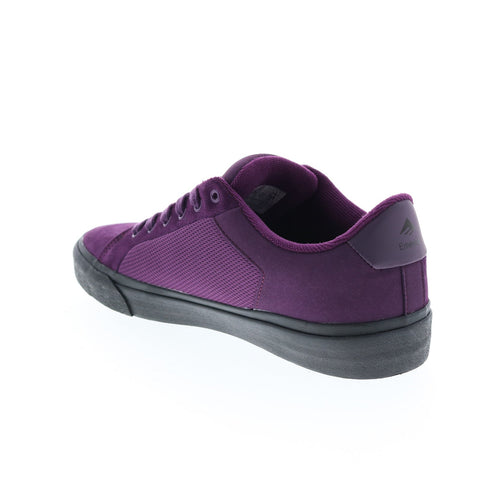 Emerica Temple 6101000140500 Mens Purple Suede Lace Up Skate Sneakers Shoes