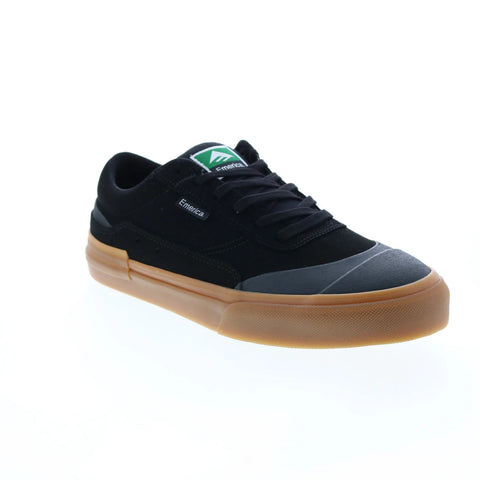 Emerica Vulcano 6101000147579 Mens Black Synthetic Skate Sneakers Shoes