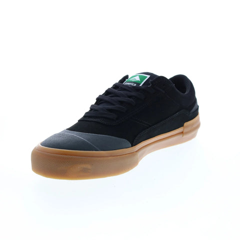 Emerica Vulcano 6101000147579 Mens Black Synthetic Skate Sneakers Shoes