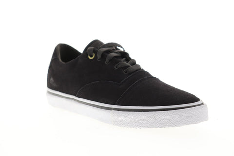 Emerica Provider 6102000127067 Mens Gray Suede Lace Up Athletic Skate Shoes