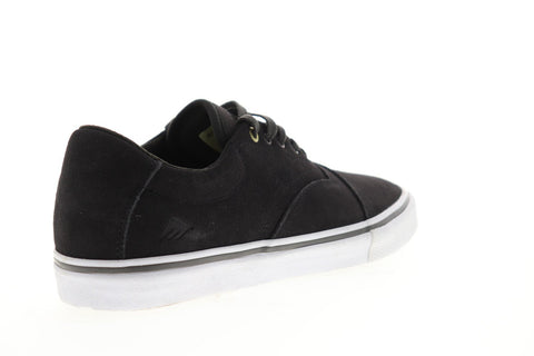 Emerica Provider 6102000127067 Mens Gray Suede Lace Up Athletic Skate Shoes