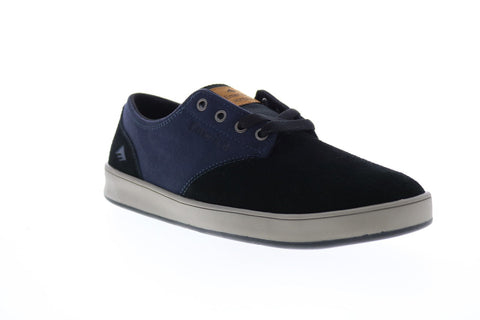 Emerica The Romero Laced Mens Black Suede Skate Inspired Sneakers Shoes