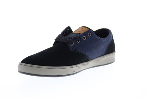 Emerica The Romero Laced Mens Black Suede Skate Inspired Sneakers Shoes
