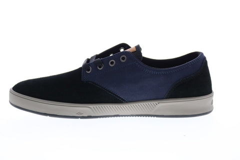 Emerica The Romero Laced Mens Black Suede Skate Inspired Sneakers Shoes