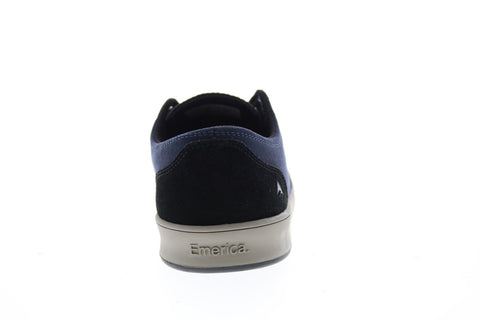 Emerica The Romero Laced Mens Black Suede Skate Inspired Sneakers Shoes