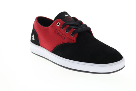 Emerica The Romero Laced Mens Black Canvas Skate Inspired Sneakers Shoes