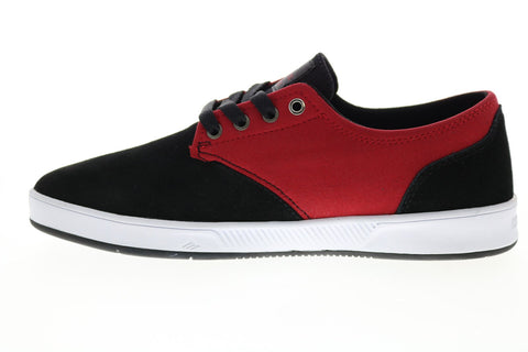 Emerica The Romero Laced Mens Black Canvas Skate Inspired Sneakers Shoes