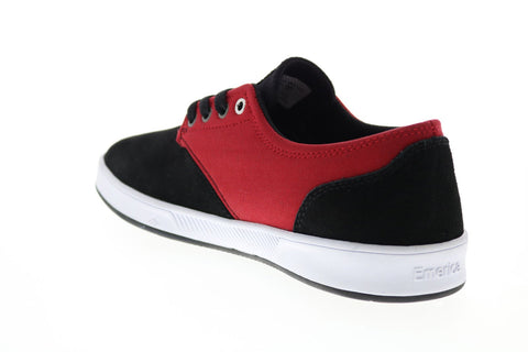 Emerica The Romero Laced Mens Black Canvas Skate Inspired Sneakers Shoes