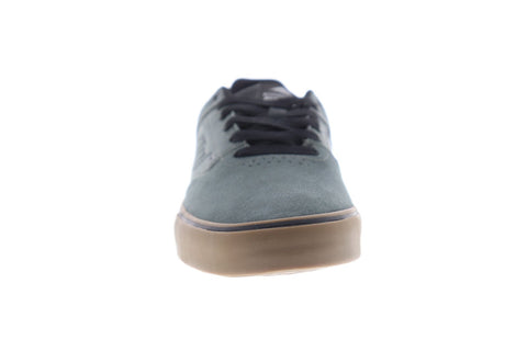 Emerica Reynolds Low Vulc Mens Gray Suede Athletic Lace Up Skate Shoes