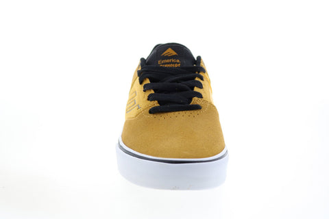 Emerica The Reynolds Low Vulc Mens Yellow Skate Inspired Sneakers Shoes 