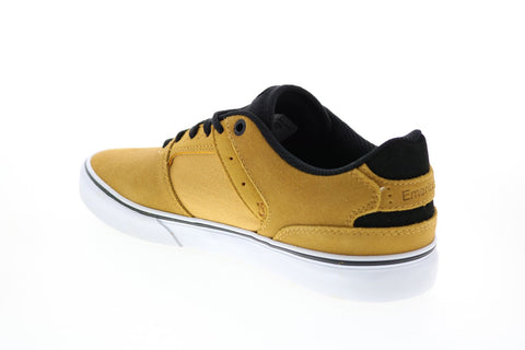 Emerica The Reynolds Low Vulc Mens Yellow Skate Inspired Sneakers Shoes 