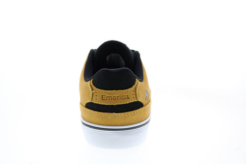Emerica The Reynolds Low Vulc Mens Yellow Skate Inspired Sneakers Shoes 