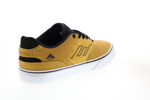 Emerica The Reynolds Low Vulc Mens Yellow Skate Inspired Sneakers Shoes 