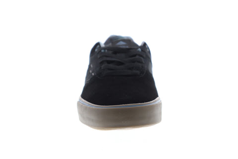 Emerica The Reynolds Low Vulc Mens Black Suede Athletic Lace Up Skate Shoes