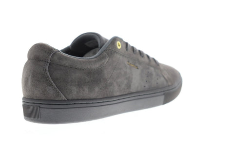 Emerica Americana Mens Gray Suede Athletic Lace Up Skate Shoes