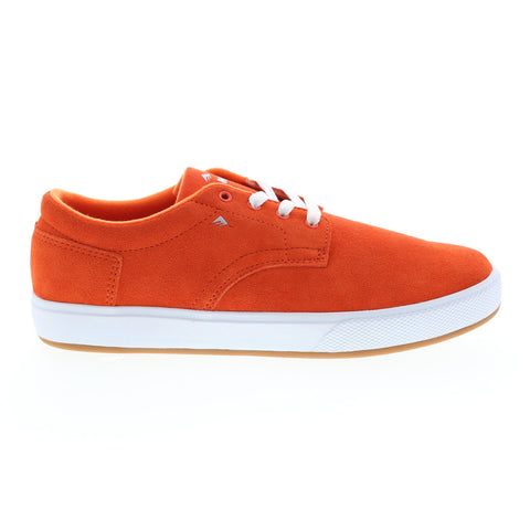 Emerica Spanky G6 6102000128800 Mens Orange Suede Skate Sneakers Shoes