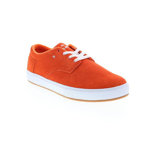 Emerica Spanky G6 6102000128800 Mens Orange Suede Skate Sneakers Shoes